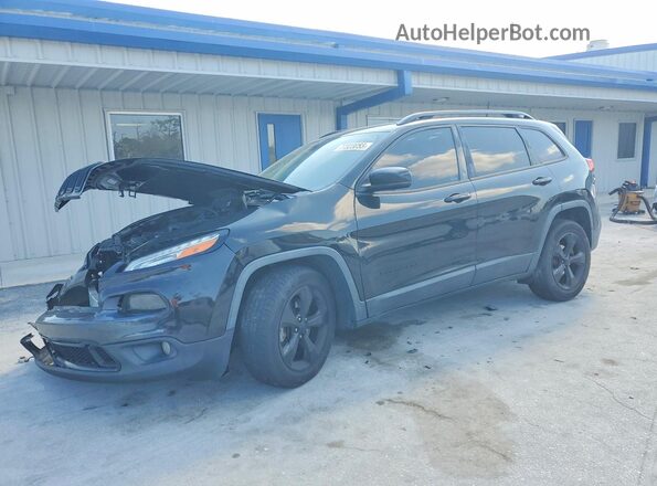 1C4PJLDB3JD563126 2018 JEEP CHEROKEE Черный Передняя левая четверть