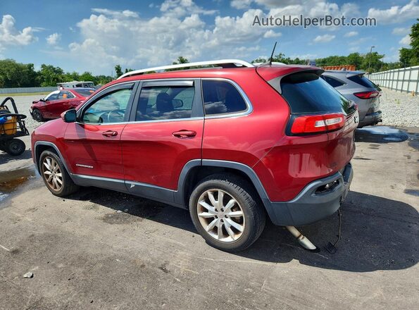 1C4PJLDB4HW526147 2017 JEEP CHEROKEE Red Հետևի ձախ