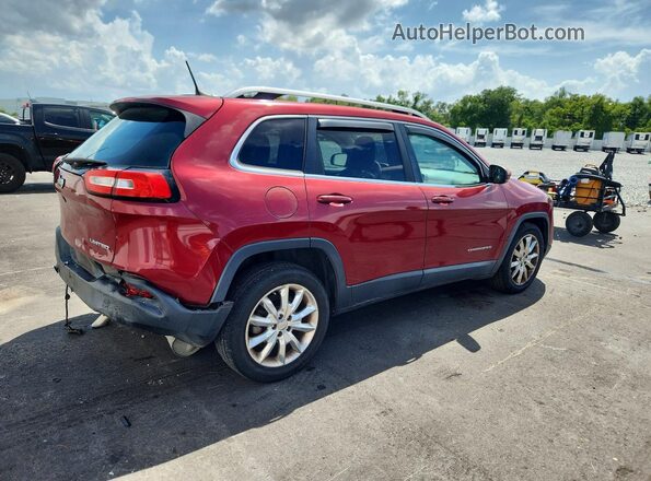 1C4PJLDB4HW526147 2017 JEEP CHEROKEE Red Հետևի աջ