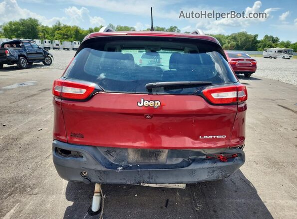 1C4PJLDB4HW526147 2017 JEEP CHEROKEE Red Հետևի տեսք
