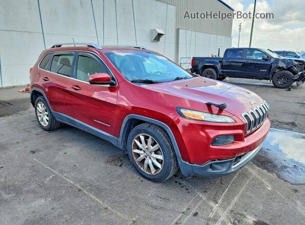 1C4PJLDB4HW526147 2017 JEEP CHEROKEE Red Առջևի աջ