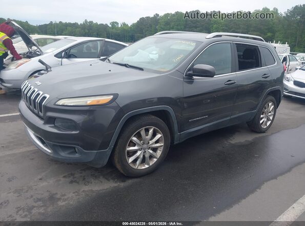 1C4PJLDB5GW172850 2016 JEEP CHEROKEE Черный Передняя левая четверть