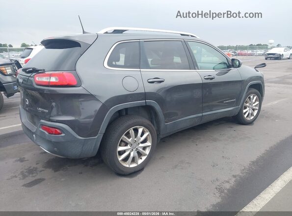1C4PJLDB5GW172850 2016 JEEP CHEROKEE Черный Задняя правая четверть