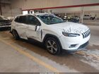 2019 Jeep Cherokee Limited Fwd White vin: 1C4PJLDB5KD111583