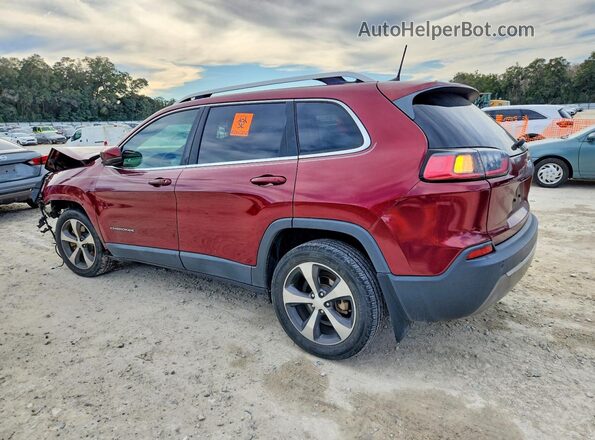 1C4PJLDB6KD232994 2019 JEEP CHEROKEE Красный Задняя левая четверть