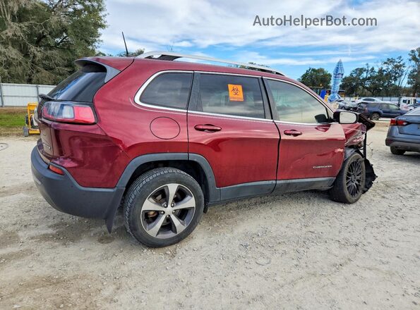 1C4PJLDB6KD232994 2019 JEEP CHEROKEE Красный Задняя правая четверть