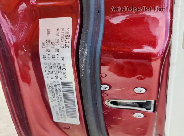1C4PJLDB6KD232994 2019 JEEP CHEROKEE Красный Панорамный вид салона 360°