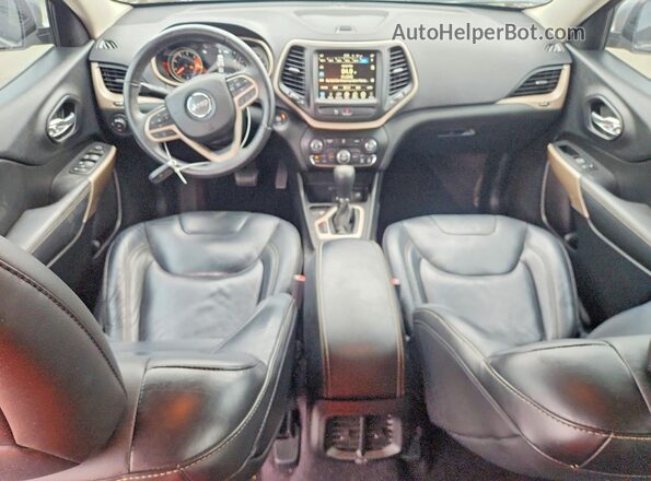 1C4PJLDB8HW585914 2017 JEEP CHEROKEE Silver წინა პანელის ხედი