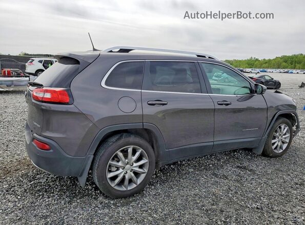 1C4PJLDB8JD573246 2018 JEEP CHEROKEE Серый Задняя правая четверть