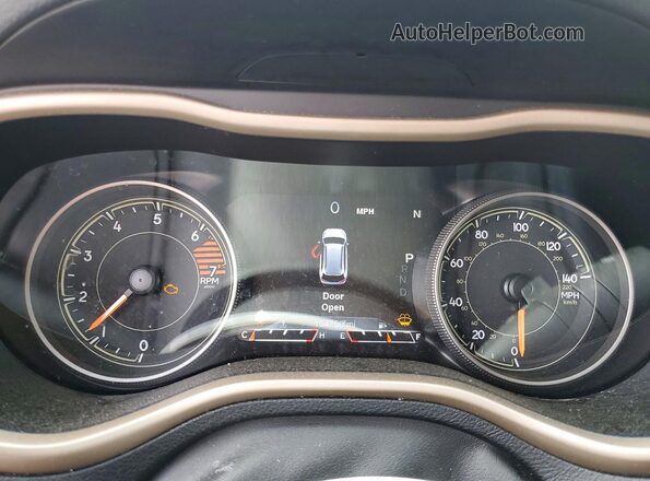 1C4PJLDB8JD573246 2018 JEEP CHEROKEE Серый Вид щитка приборов
