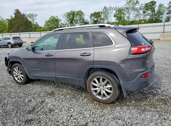 1C4PJLDB8JD573246 2018 JEEP CHEROKEE Серый Задняя левая четверть