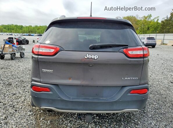 1C4PJLDB8JD573246 2018 JEEP CHEROKEE Серый Вид сзади