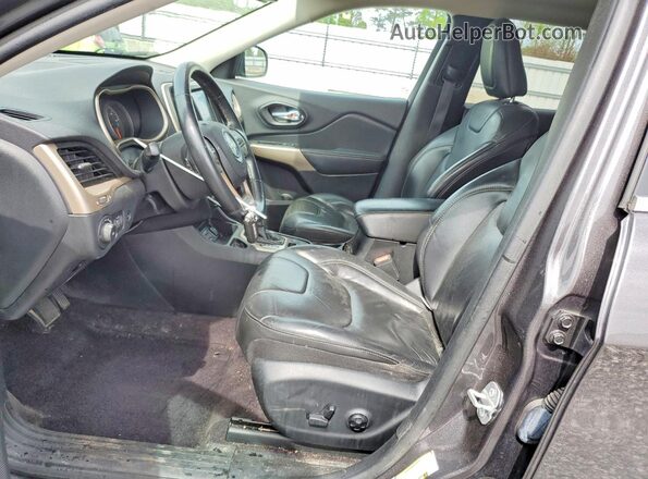 1C4PJLDB8JD573246 2018 JEEP CHEROKEE Серый Вид салона спереди