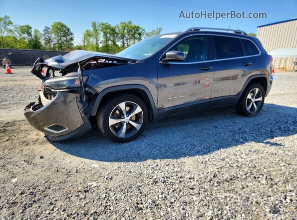 1C4PJLDB8KD170112 2019 JEEP CHEROKEE Серый Передняя левая четверть