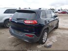 2016 Jeep Cherokee Limited Navy vin: 1C4PJLDB9GW206997