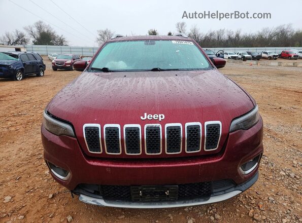 1C4PJLDB9KD381285 2019 JEEP CHEROKEE Красный Вид спереди