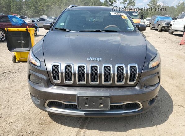 1C4PJLDBXHW516190 2017 JEEP CHEROKEE Серый Вид спереди