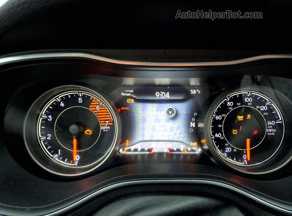 1C4PJLDN5KD376739 2019 JEEP CHEROKEE Белый Вид щитка приборов
