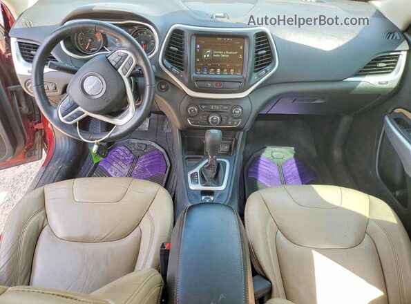 1C4PJLDS8HW643004 2017 JEEP CHEROKEE Red წინა პანელის ხედი