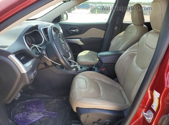 1C4PJLDS8HW643004 2017 JEEP CHEROKEE Red წინა სალონის ხედი