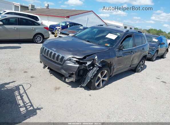 1C4PJLDX5KD249958 2019 JEEP CHEROKEE Серый Передняя левая четверть
