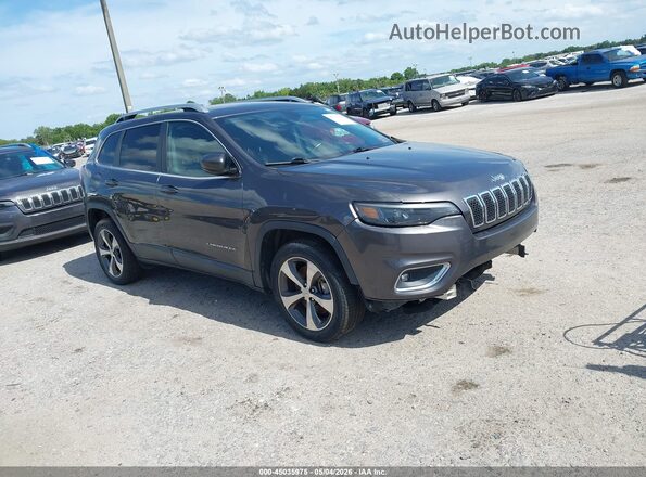1C4PJLDX5KD249958 2019 JEEP CHEROKEE Серый Передняя правая четверть