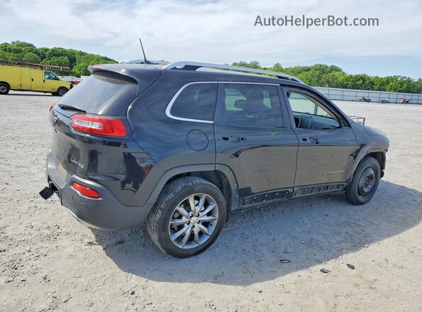 1C4PJLDX6JD556859 2018 JEEP CHEROKEE Black Tył prawy