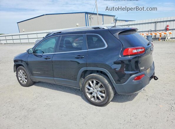 1C4PJLDX6JD556859 2018 JEEP CHEROKEE Black Tył lewy