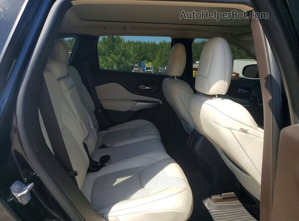 1C4PJLJS2HW577621 2017 JEEP CHEROKEE Black Widok tylnych siedzeń
