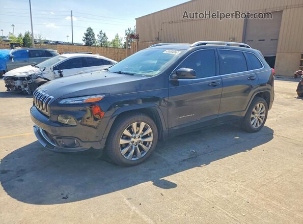 1C4PJLJS2HW577621 2017 JEEP CHEROKEE Black Przód lewy
