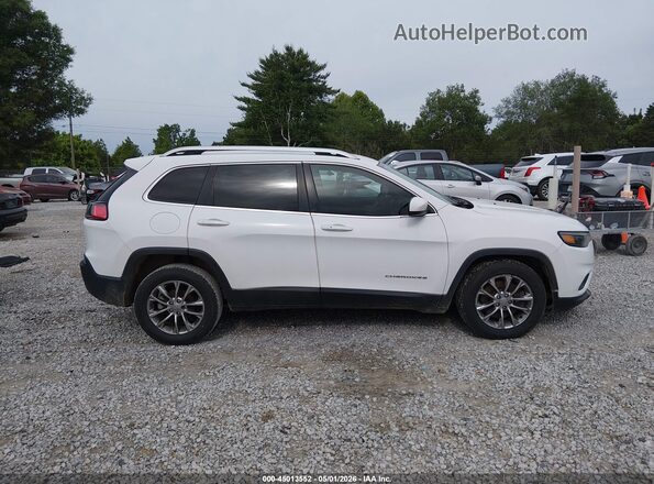 1C4PJLLB0KD160014 2019 JEEP CHEROKEE White Vista interior trasera