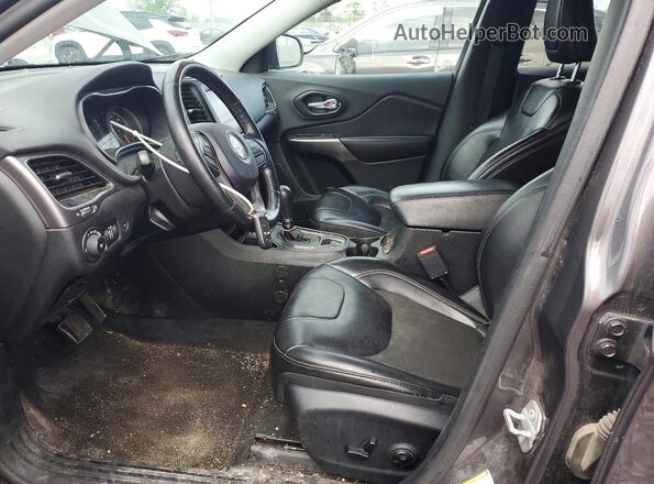 1C4PJLLB0KD297678 2019 JEEP CHEROKEE Charcoal Widok wnętrza z przodu