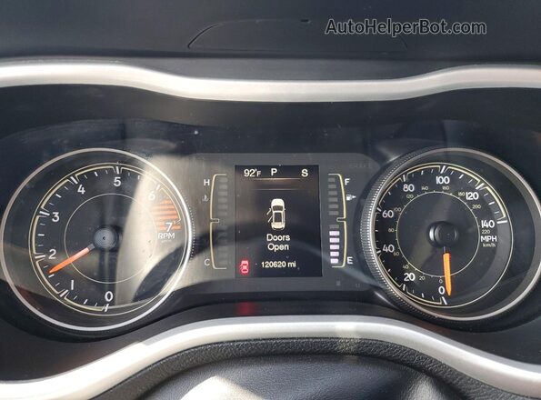1C4PJLLB1JD540087 2018 JEEP CHEROKEE Серый Вид щитка приборов