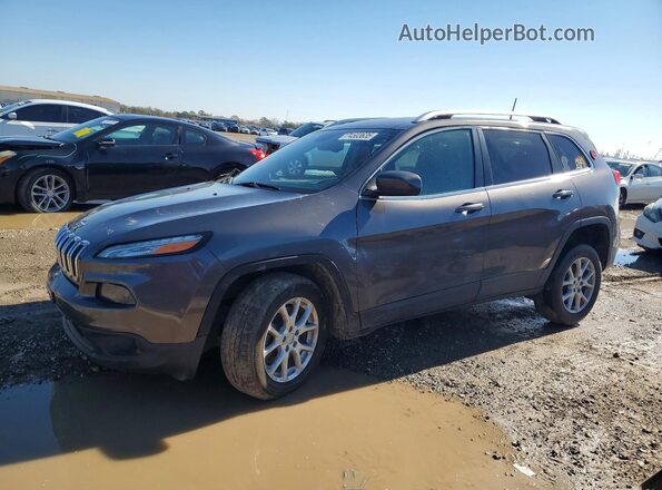 1C4PJLLB2JD510970 2018 JEEP CHEROKEE Charcoal Vista tres cuartos delantera izquierda