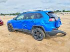 2021 Jeep Cherokee Latitude Plus Blue vin: 1C4PJLLB3MD137491