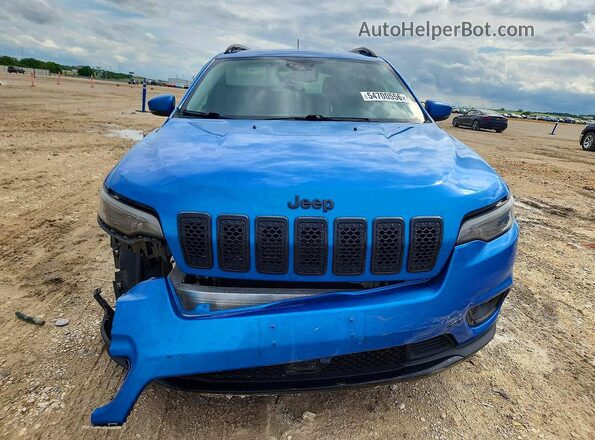 1C4PJLLB3MD137491 2021 JEEP CHEROKEE Blue Vista frontal