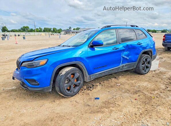 1C4PJLLB3MD137491 2021 JEEP CHEROKEE Blue Vista tres cuartos delantera izquierda