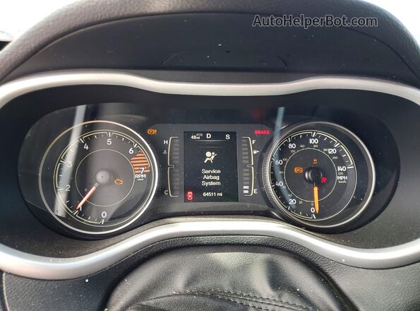 1C4PJLLB5JD520134 2018 JEEP CHEROKEE Черный Вид щитка приборов