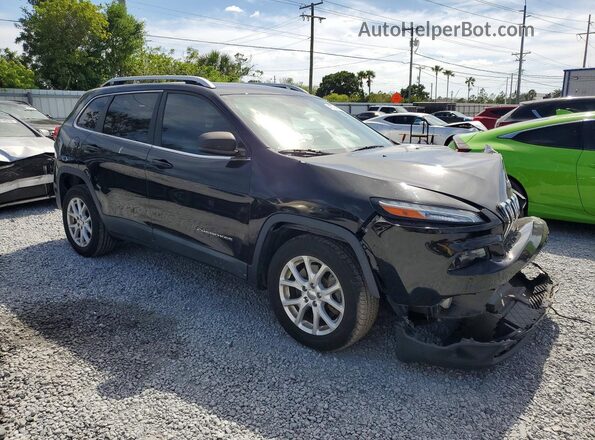 1C4PJLLB5JD520134 2018 JEEP CHEROKEE Черный Передняя правая четверть