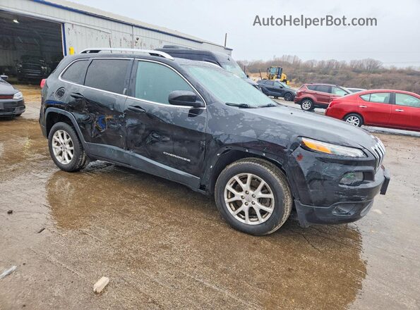1C4PJLLB5JD618368 2018 JEEP CHEROKEE Черный Передняя правая четверть