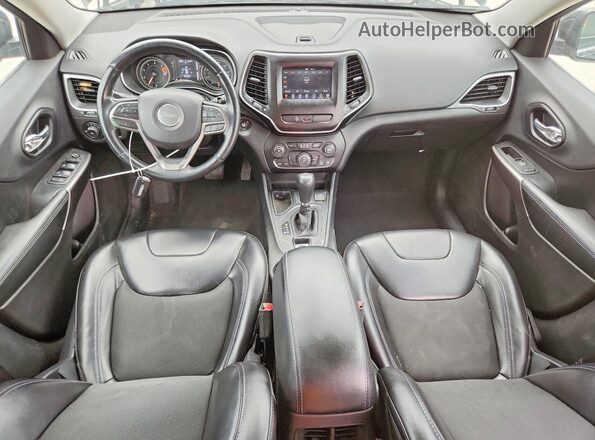 1C4PJLLB8KD357853 2019 JEEP CHEROKEE Black Widok deski rozdzielczej