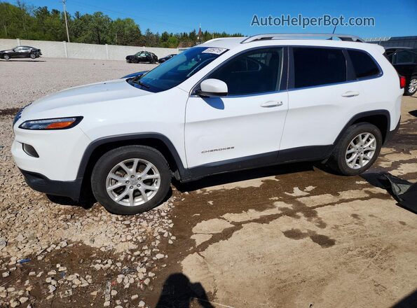 1C4PJLLB9JD563827 2018 JEEP CHEROKEE Белый Передняя левая четверть