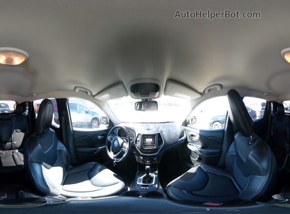 1C4PJLLB9JD563827 2018 JEEP CHEROKEE Белый Панорамный вид салона 360°
