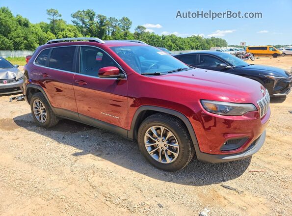 1C4PJLLN2KD171705 2019 JEEP CHEROKEE Темно-бордовый Передняя правая четверть