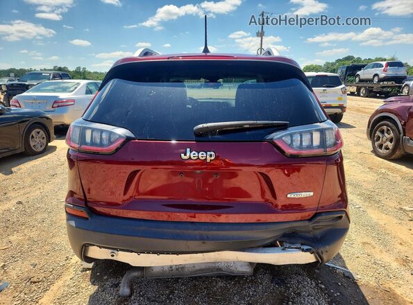 1C4PJLLN2KD171705 2019 JEEP CHEROKEE Темно-бордовый Вид сзади
