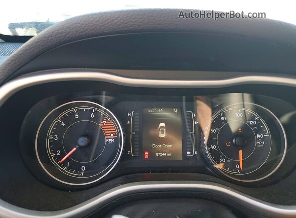 1C4PJLLX4JD519522 2018 JEEP CHEROKEE White Widok zestawu wskaźników