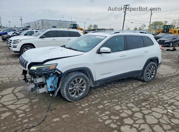 1C4PJLLX4KD469674 2019 JEEP CHEROKEE White წინა მარცხენა ხედი სამი მეოთხედიდან