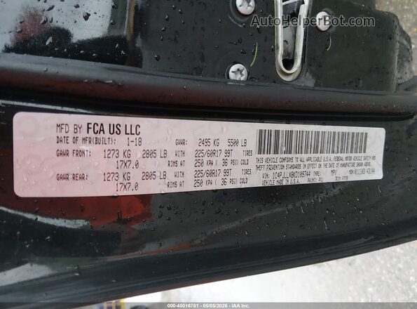 1C4PJLLX8KD109744 2019 JEEP CHEROKEE Черный Вид подкапотного пространства