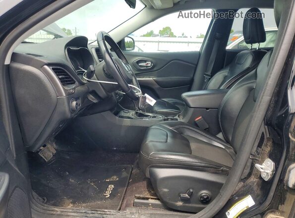 1C4PJLLX8KD110666 2019 JEEP CHEROKEE Черный Вид салона спереди