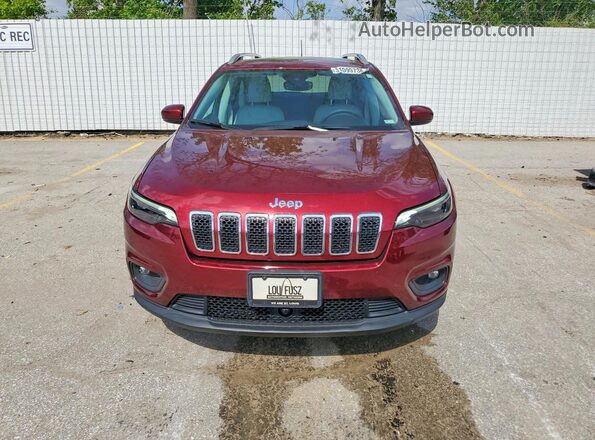 1C4PJLMX2MD218136 2021 JEEP CHEROKEE Red Vista frontal